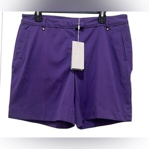 NWT Lady Hagen Havana women’s 12 purple royal HydroDri shorts